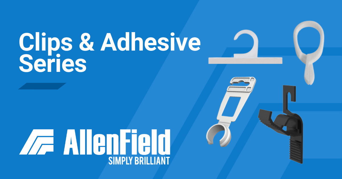 Allen Clips PLV - Serie Clip & Adhesivo | Allen Field