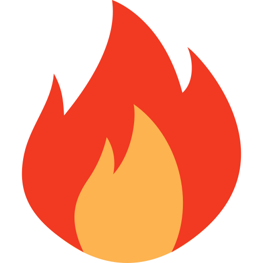 símbolo de llama