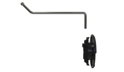 4″ Rotary Display Hook w/ Metal Rod