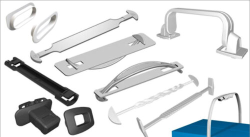 Plastic handles collage
