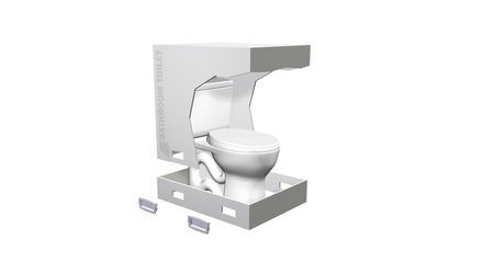 Clip protector para orificio de mano grande -Izquierda