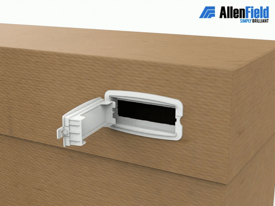 Clip protector de orificio para la mano de gran tamaño