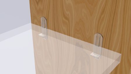 5053X Soporte Shelf Lock