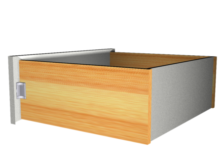 2″ Adjustable Metal Drawer Bracket