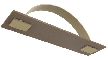 Mango de papel T estilo bambú