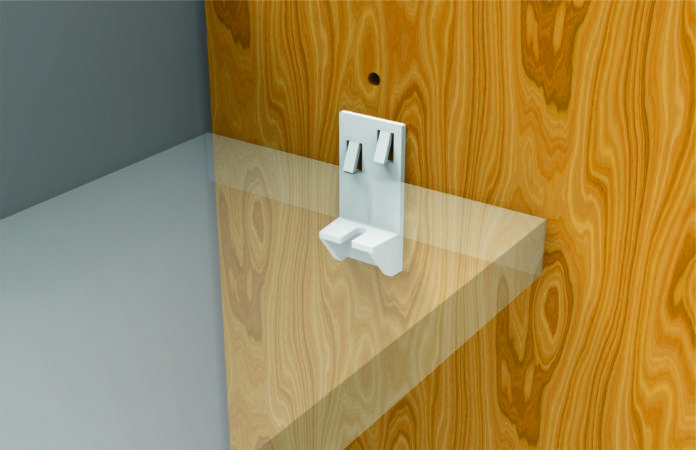 5553X Soporte de estantería de doble pasador Heavy-Duty Lock™.