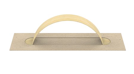 Bamboo Style Paper Handle w/ Kraft Base